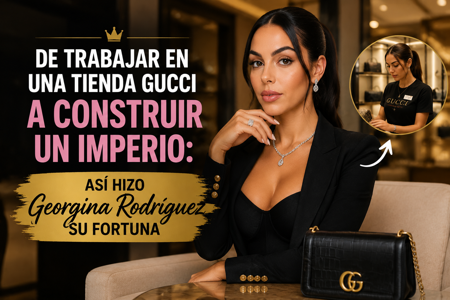 Antes atendía clientes en Gucci, hoy vive como una reina: así construyó Georgina Rodríguez su fortuna